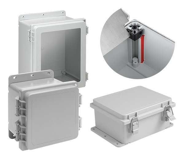 NEMA 4, 4X, 12, 13 6.12 in H x 6.12 in W x 4.38 in D Wall Mount