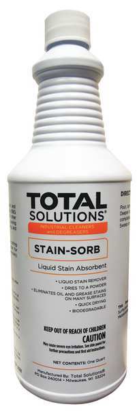 Spot and Stain Remover, 1 qt., Bottle