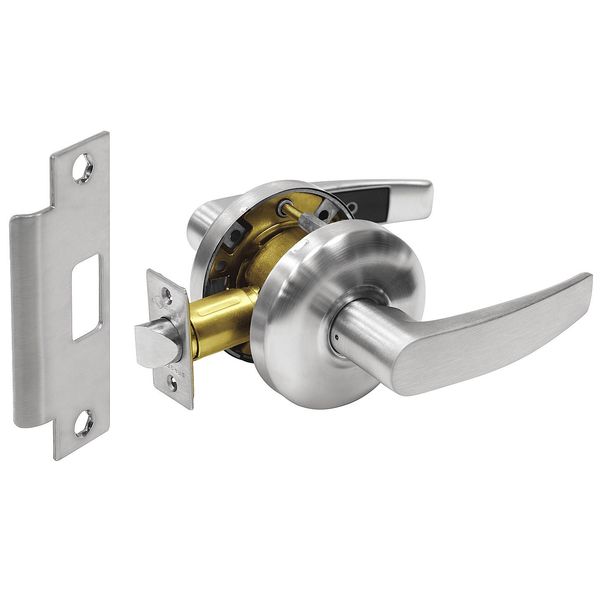 Lever Lockset, Mechanical, Passage, Grade 2