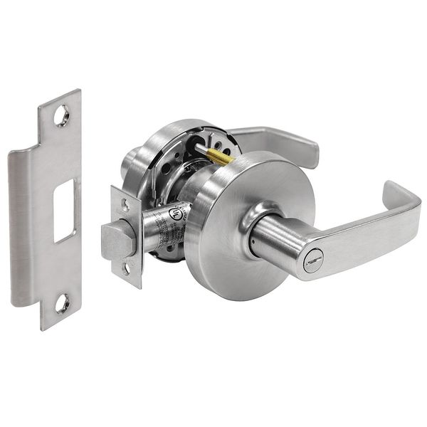 Lever Lockset, Mechanical, Privacy, Grade 1