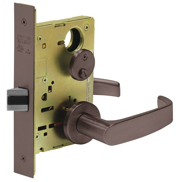 Lever Lockset, Mechanical, Privacy, Grade 1