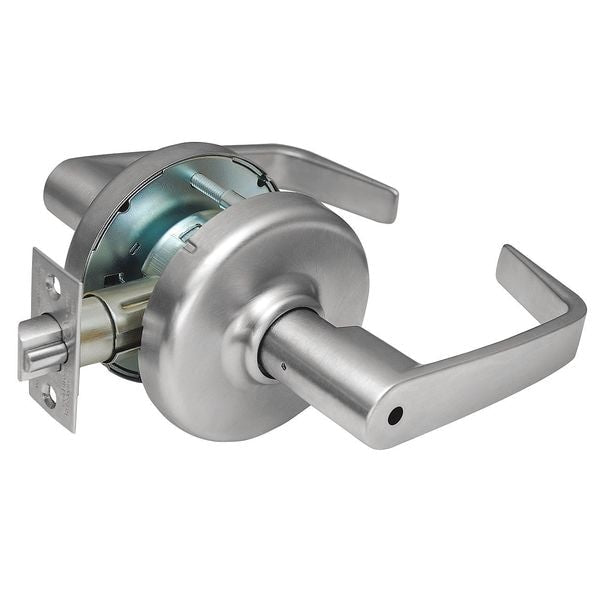 Lever Lockset, Mechanical, Privacy, Grade 2