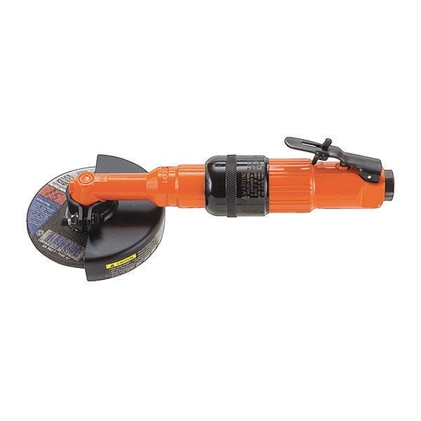 Right Angle Angle Grinder, 1/4 in Air Inlet, 0.6 HP
