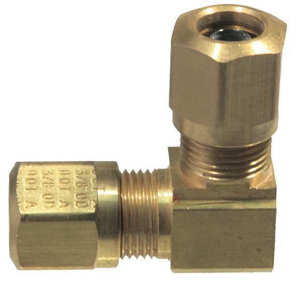 Union Elbow, Compression, 1/2In Tube