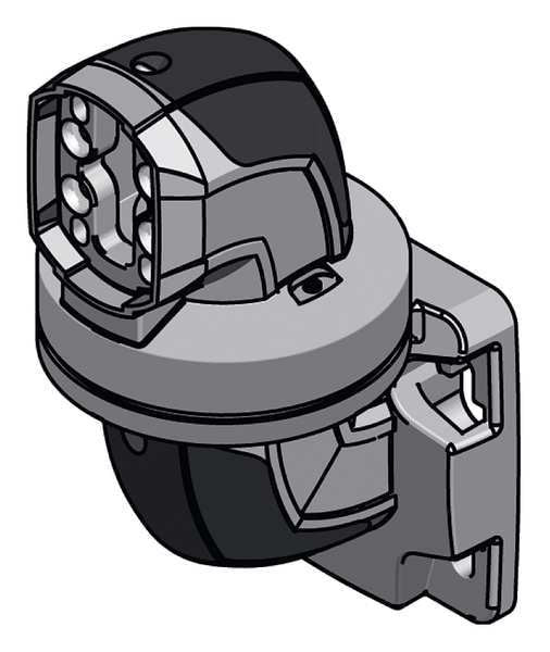 Surface Mtg Coupling, Incl. Adj. Screws
