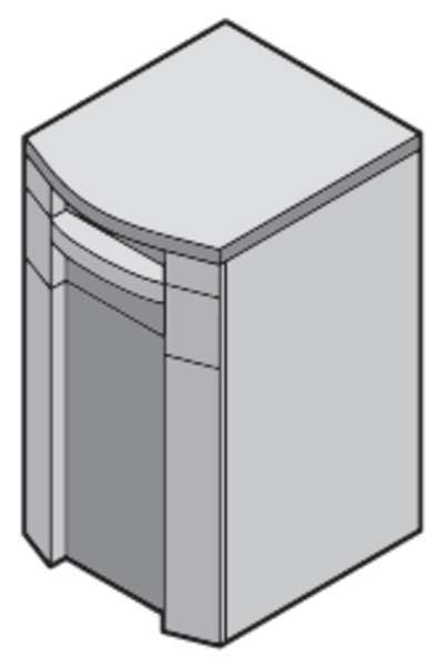 Industrial Workstation, 39 in. Hx24 in. W