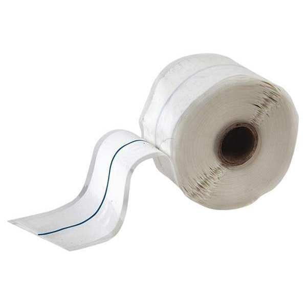 Triangle Self Fusing Tape, 2 In, Wht/Blue