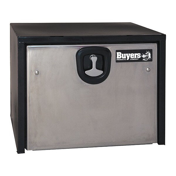Black Steel Box W/ S/S Door, 24X24X36