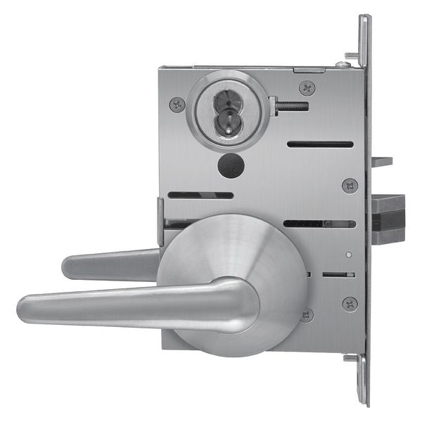 Mortise Lockset, Lever, RH 630 Rose, Series RH 630, Privacy