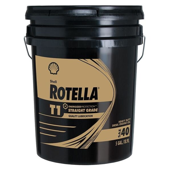 Diesel Engine Oil - Rotella T1, 5 Gal, 40W