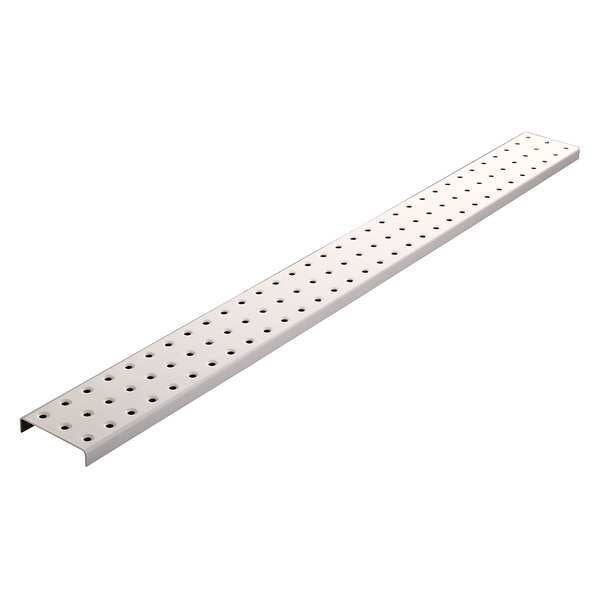 Pegboard, 3in.Hx32in.W, Metal, White, PK2
