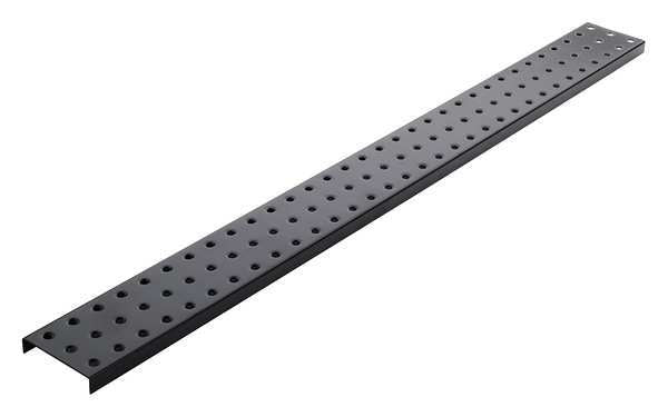 Pegboard, 3in.Hx32in.W, Metal, Black, PK2