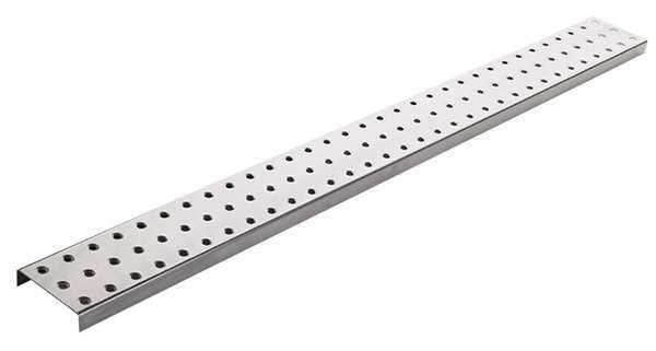 Pegboard, 3in.Hx32in.W, Metal, Silver, PK2