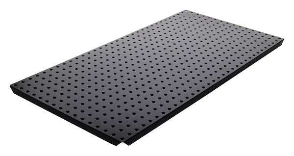 Pegboard, 16in.Hx32in.W, Metal, Black, PK2