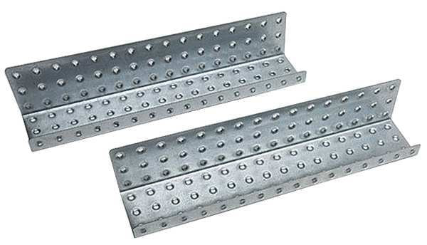 Shelf, 16in.Wx3in.Dx16in.L, Metal, PK2