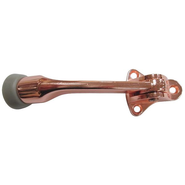 Lever Door Holder, Copper, 1-5/8 In W