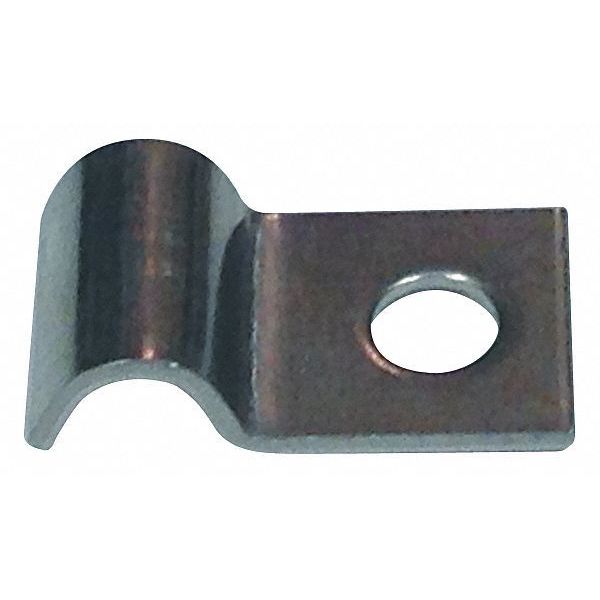 Tube Clamp, 1/4in., 1 line, PK50