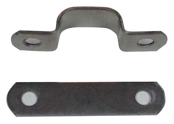 Tube Clamp, 1/2in., 2 lines, PK25