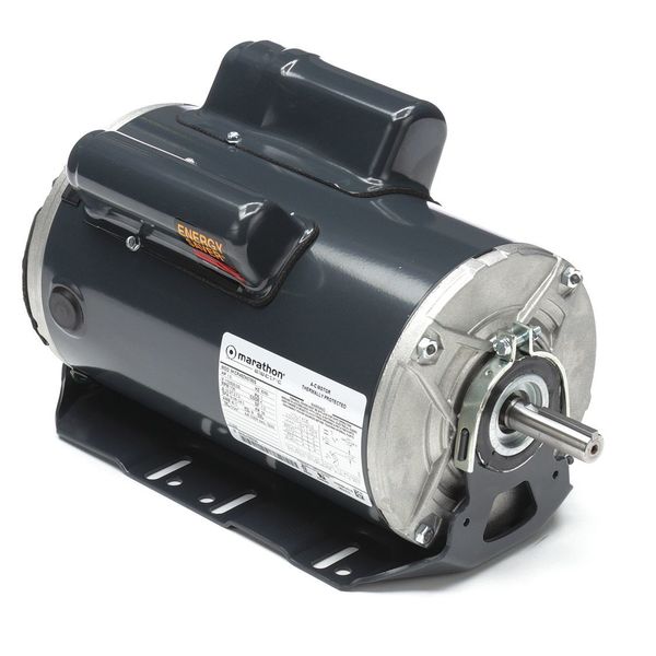 General Purpose Farm Duty Motor, Capacitor-Start/Run, 1 1/2 HP, 115/208-230V AC, 56 Frame