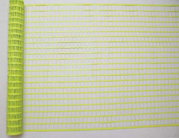 Safety Fence, 4 ft. H, 100 ft. L, Y/G