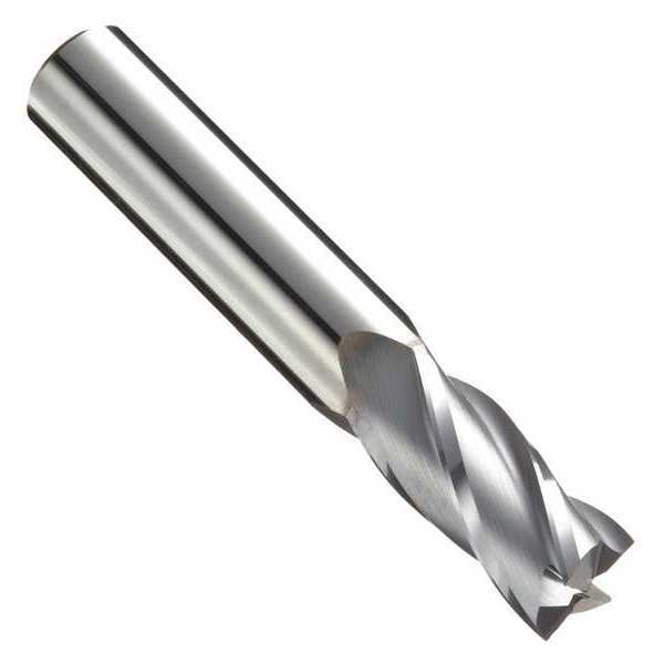 Carbide End Mill, Round, 3/8in.dia., 30deg.