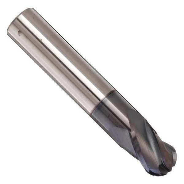 Carbide End Mill, Ball Nose, 1.00mm Neck L
