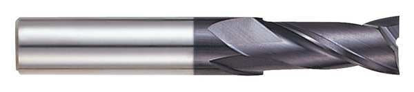 Solid Carbide End Mill, Sq, 1/16in.