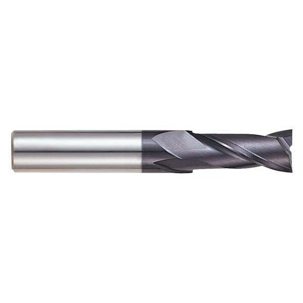 Solid Carbide End Mill, Sq, 3/16in.