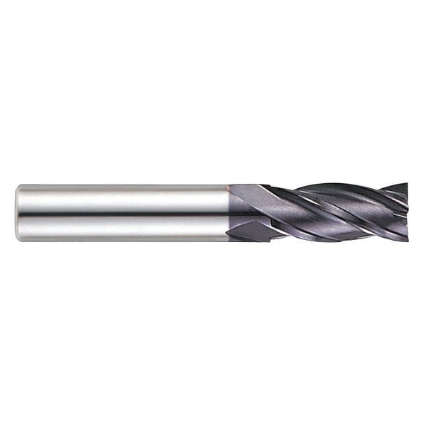 Solid Carb End Mill, Sq, 5/16Dia, Hgh Perfm