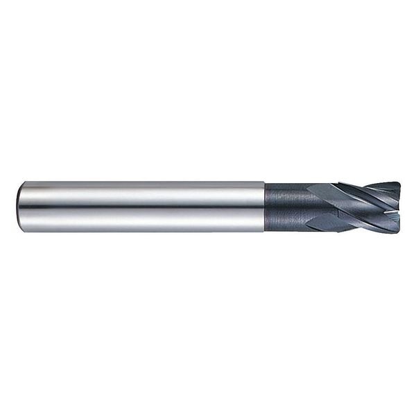 Solid Carbide End Mill, 3/8Diax2-1/2L in