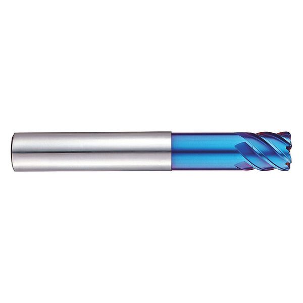 Solid Carbide End Mill, Cornr Radius, 16mm