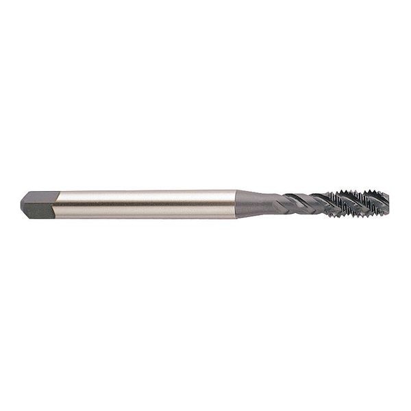 Spiral Flute Tap, M8-1.25, Modified Bottoming, Metric Coarse
