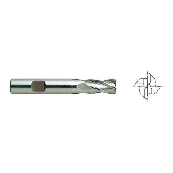 Cobalt End Mill, Single, 3/4inDia, E2039