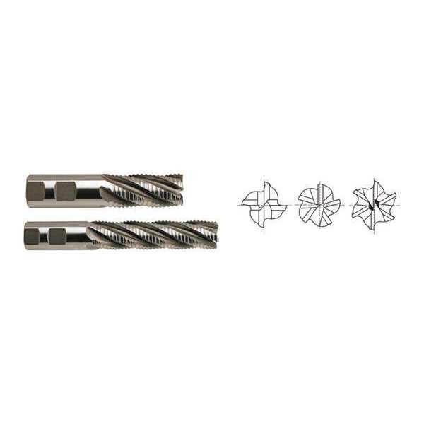 Cobalt End Mill, Single, 3/4inDia, E2197