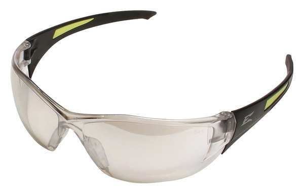 Safety Glasses, Wraparound Gray Polycarbonate Lens, Scratch-Resistant