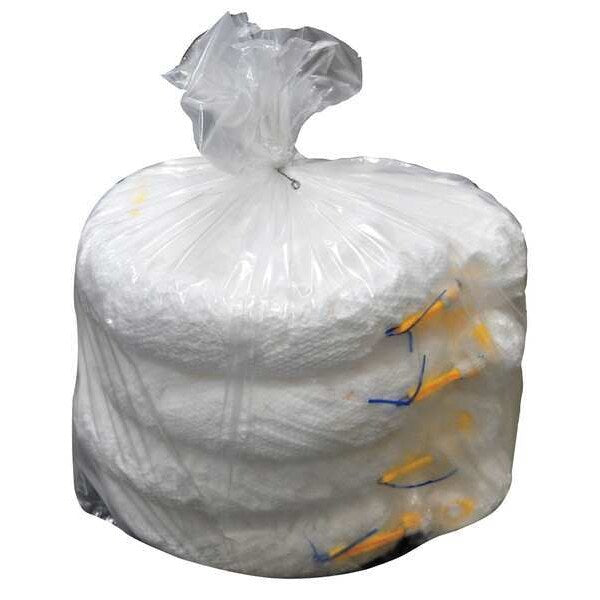 Absorbent Boom, Oil Only, White, 38 gal, PK4