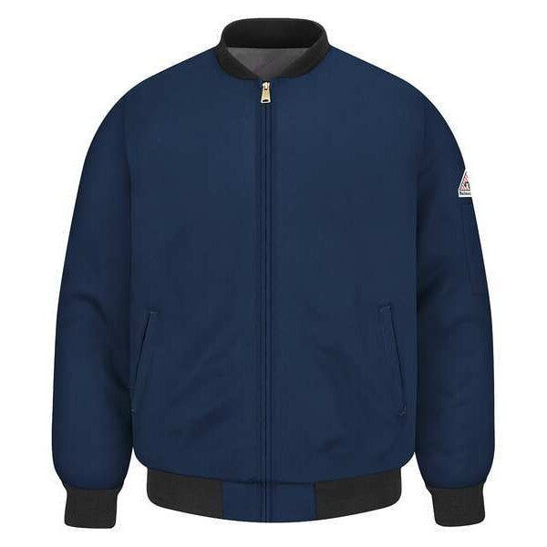 Flame Resistant Jacket, Navy, Nomex(R), 2XL