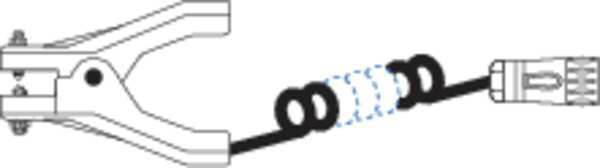 Small Clamp Assy with 20 ft Coiled Cable
