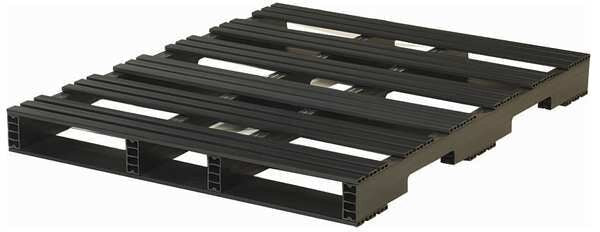 Recycled Rigid PVC Pallet, 48 in L, 40 in W, 4 1/2 in H