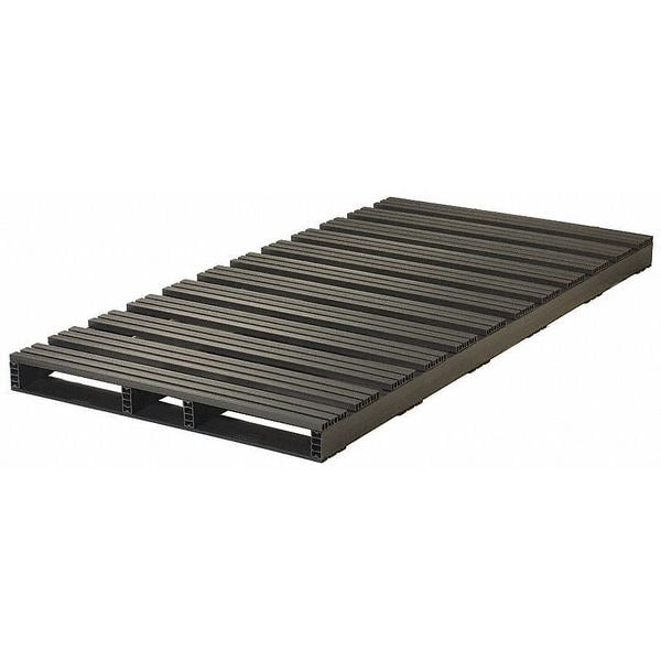 Recycled Rigid PVC Pallet, 96 in L, 48 in W, 5 in H