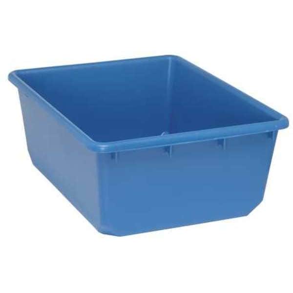 Nesting Container, Blue, Polypropylene, 24 1/2 in L, 19 in W, 9 1/2 in H