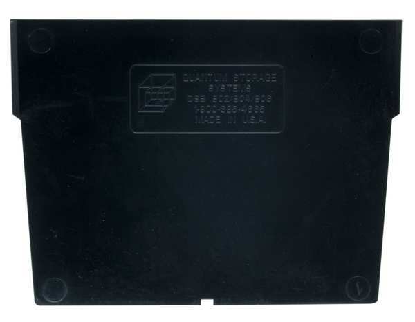 Plastic Divider, Black, 5 1/2 in L, 1/2 in W, 7 1/2 in H
