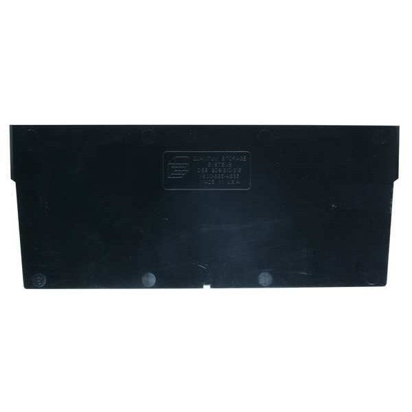 Plastic Divider, Black, 10 in L, 1/2 in W, 7 1/2 in H