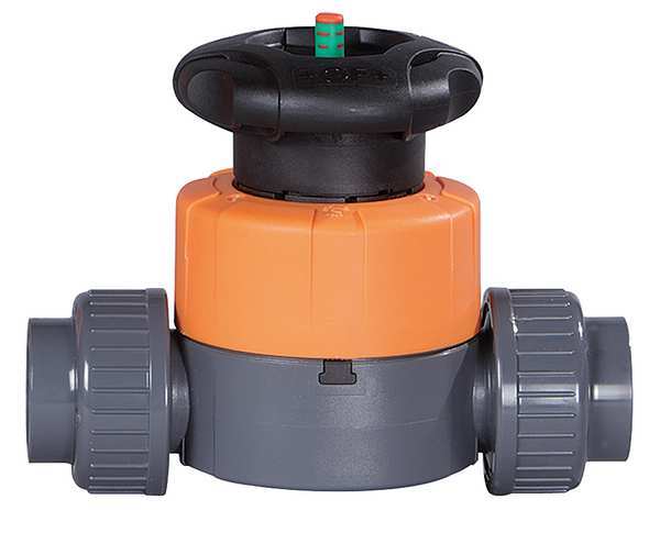 Diaphragm Valve, 2-Way, 1/2 In, Socket/Thrd
