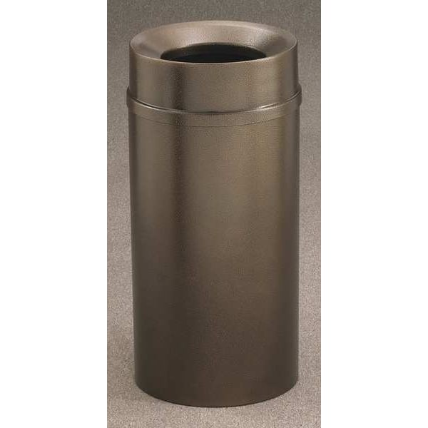 33 gal Round Trash Can, Bronze Vein, 20