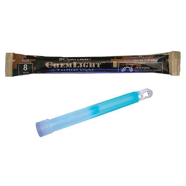 Lightstick, Blue, 8 hr., 6 in. L, PK500