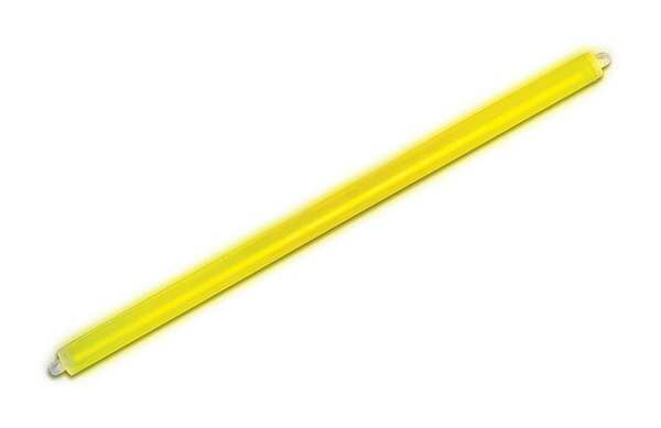 Impact Lightstick, Yellow, 12hr, 15inL, PK20
