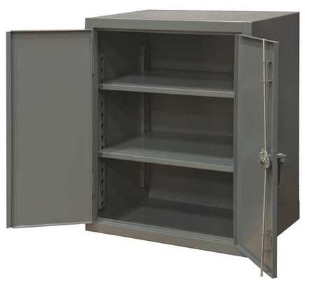 12 ga. ga. Steel Storage Cabinet, 48 in W, 42 in H, Stationary