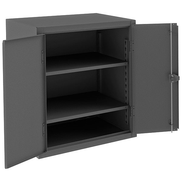 12 ga. ga. Steel Storage Cabinet, 36 in W, 42 in H, Stationary