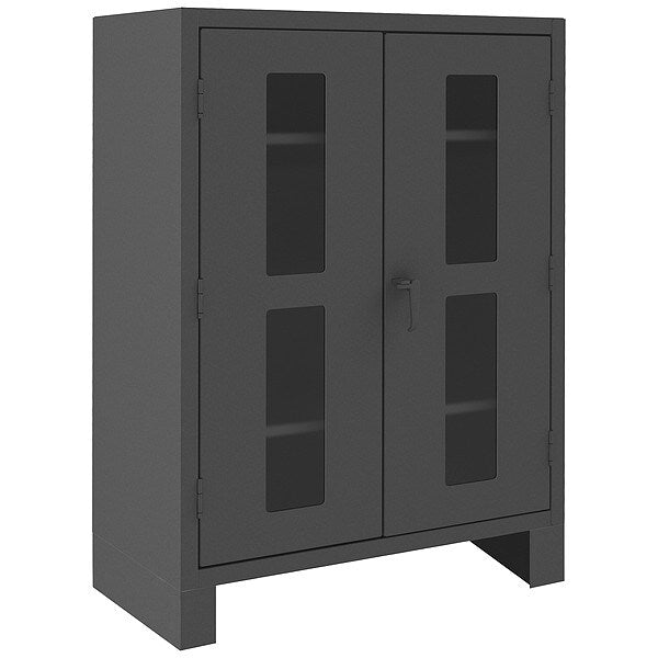 12 ga. ga. Steel Storage Cabinet, 48 in W, 66 in H, Stationary